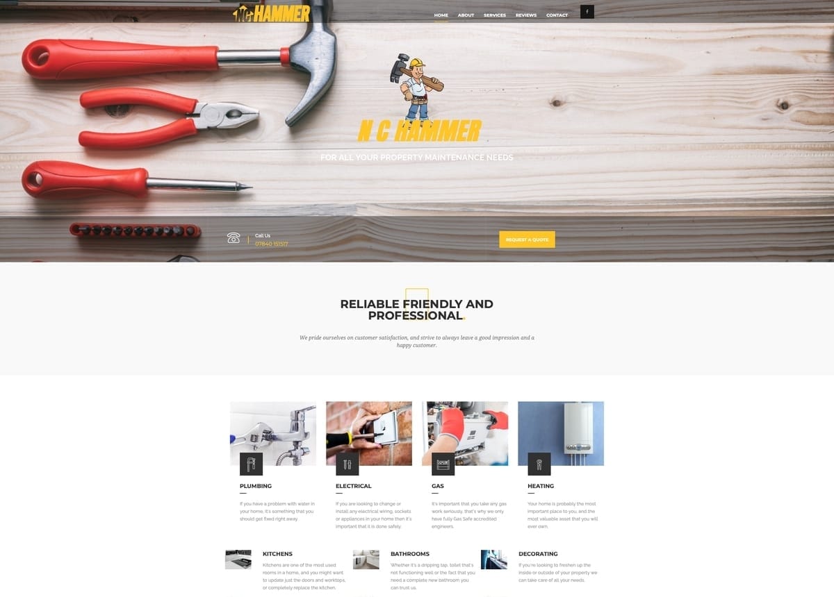 Property Maintenance Website Design