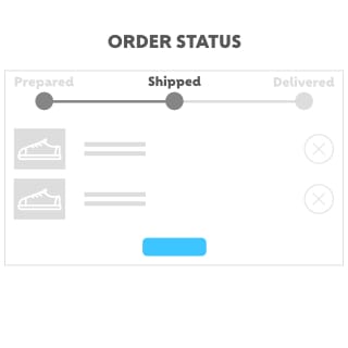 Customer Order Status Page